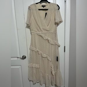 XL Cream Lulu’s midi dress